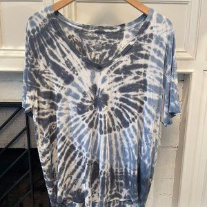 AE Oversized Soft & Sexy Tie-Dye Crew Neck T-Shirt, Size Small